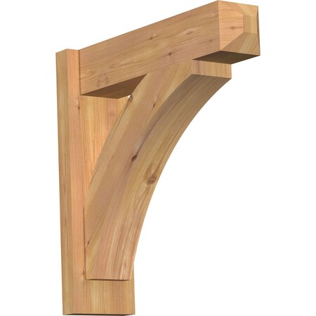 Ekena Millwork Thorton Smooth Craftsman Outlooker, Western Red Cedar, 5 1/2"W x 20"D x 20"H OUT06X20X20THR04SWR